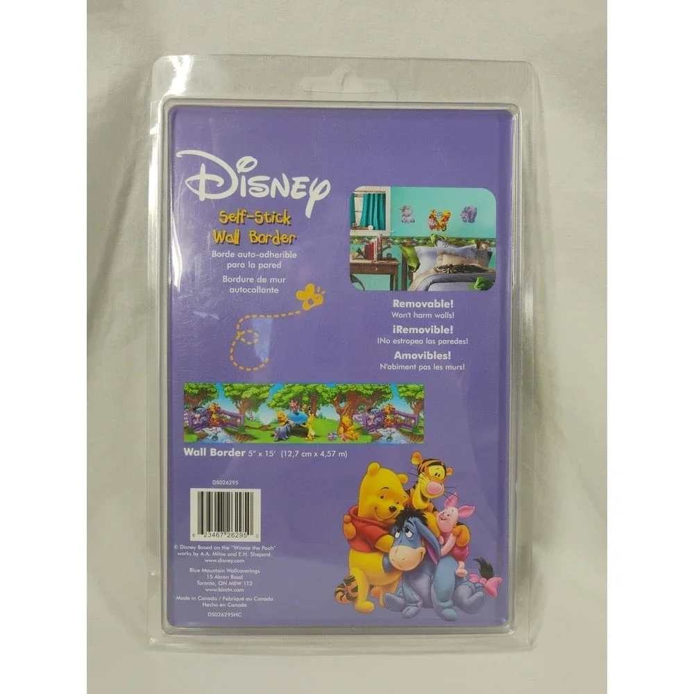 Winnie the Pooh Disney Self-Stick‎ Wallpaper Border 5